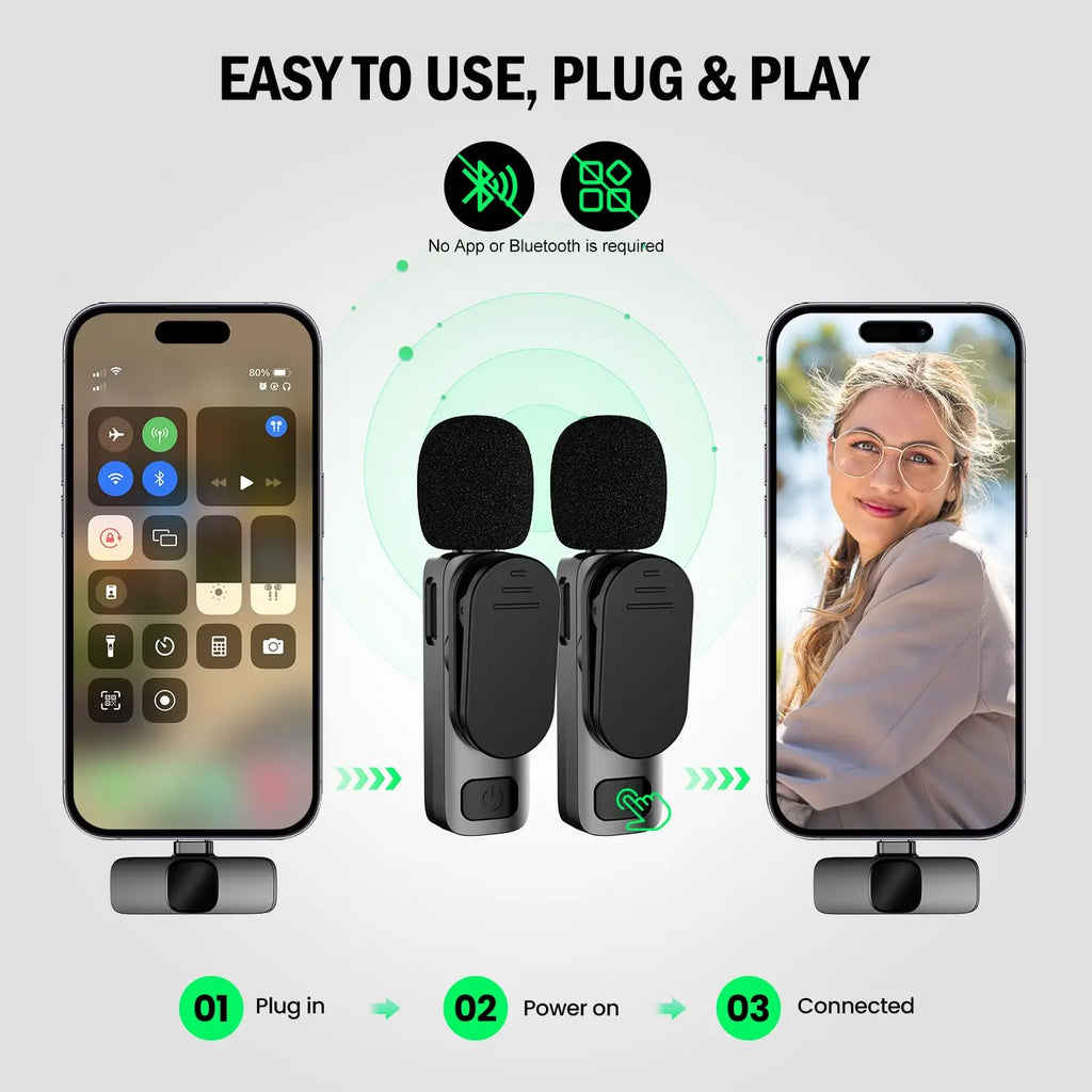 Mini microphone sans fil